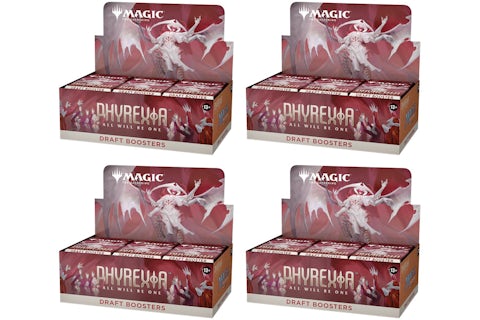 Magic: The Gathering TCG Phyrexia: All Will Be One Draft Booster Box 4x Lot - US Magic: The Gathering TCG Phyrexia: All Will Be One Draft Booster Box 4x Lot - US