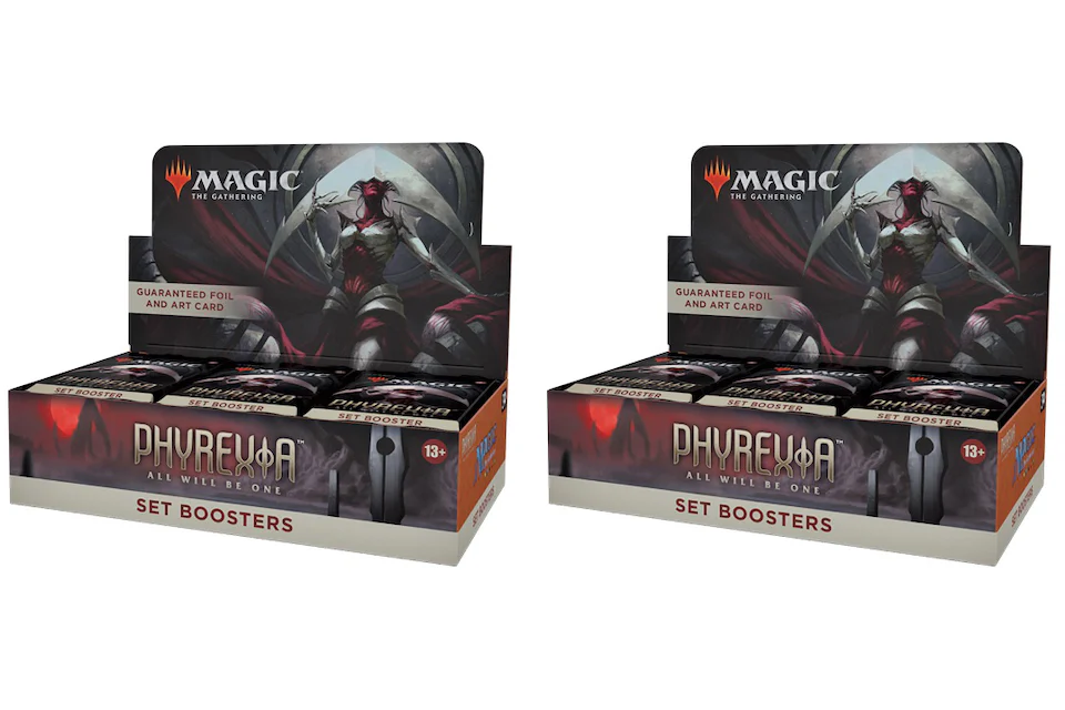 Magic: The Gathering TCG Phyrexia: All Will Be One Set Booster Box 2x Lot