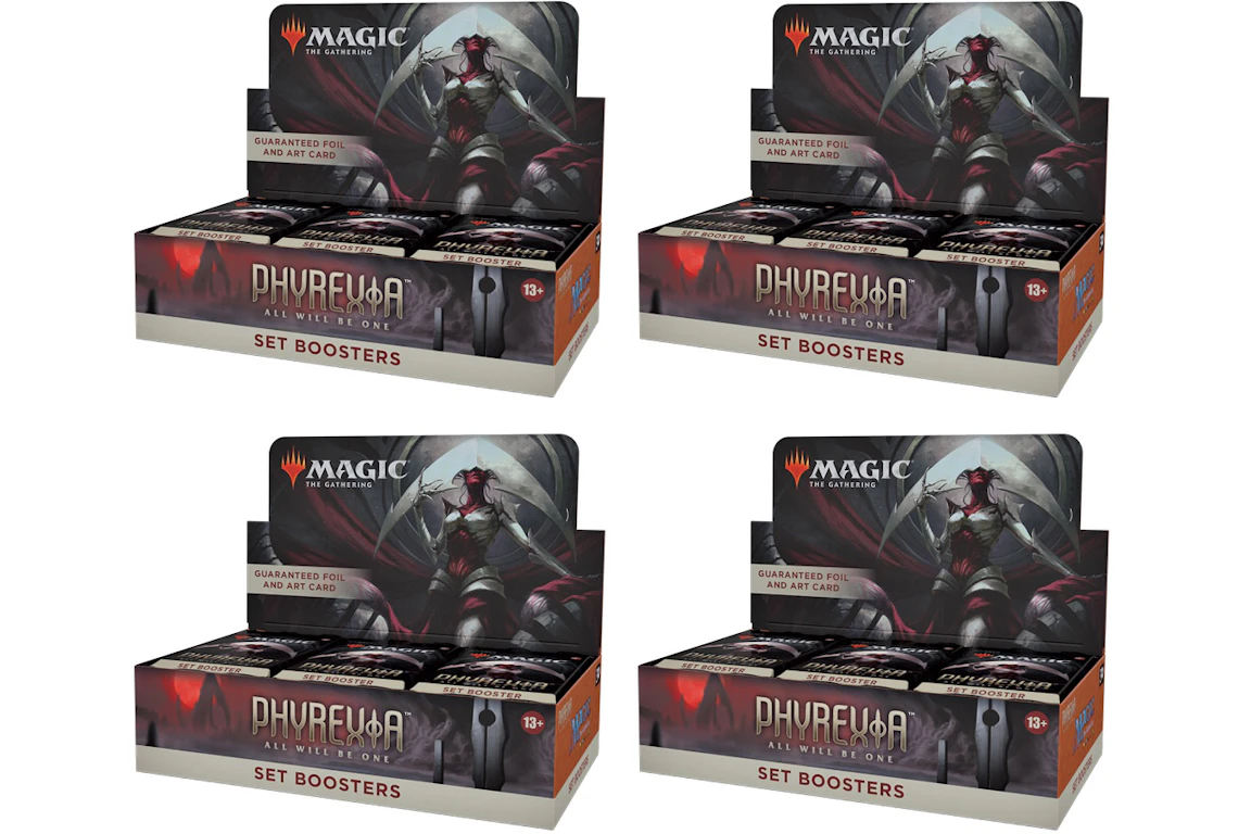 Magic: The Gathering TCG Phyrexia: All Will Be One Set Booster Box 4x Lot