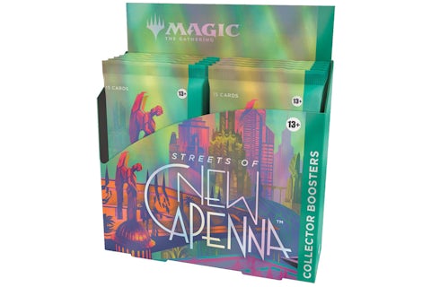 Magic: The Gathering TCG Streets of New Capenna Collector Booster Box - 12 Packs (180 Cards + 1 Box Topper) - US Magic: The Gathering TCG Streets of New Capenna Collector Booster Box - 12 Packs (180 Cards + 1 Box Topper) - US