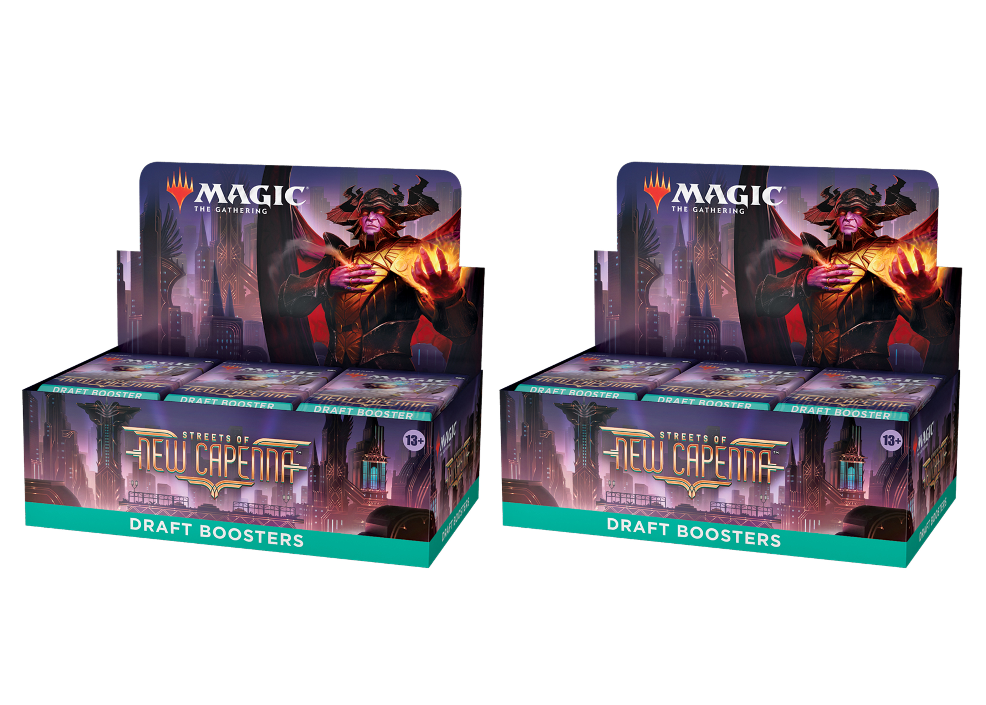 MTG 2x Throne of Eldraine DRAFT Booster Packs New from Factory Sealed Box 