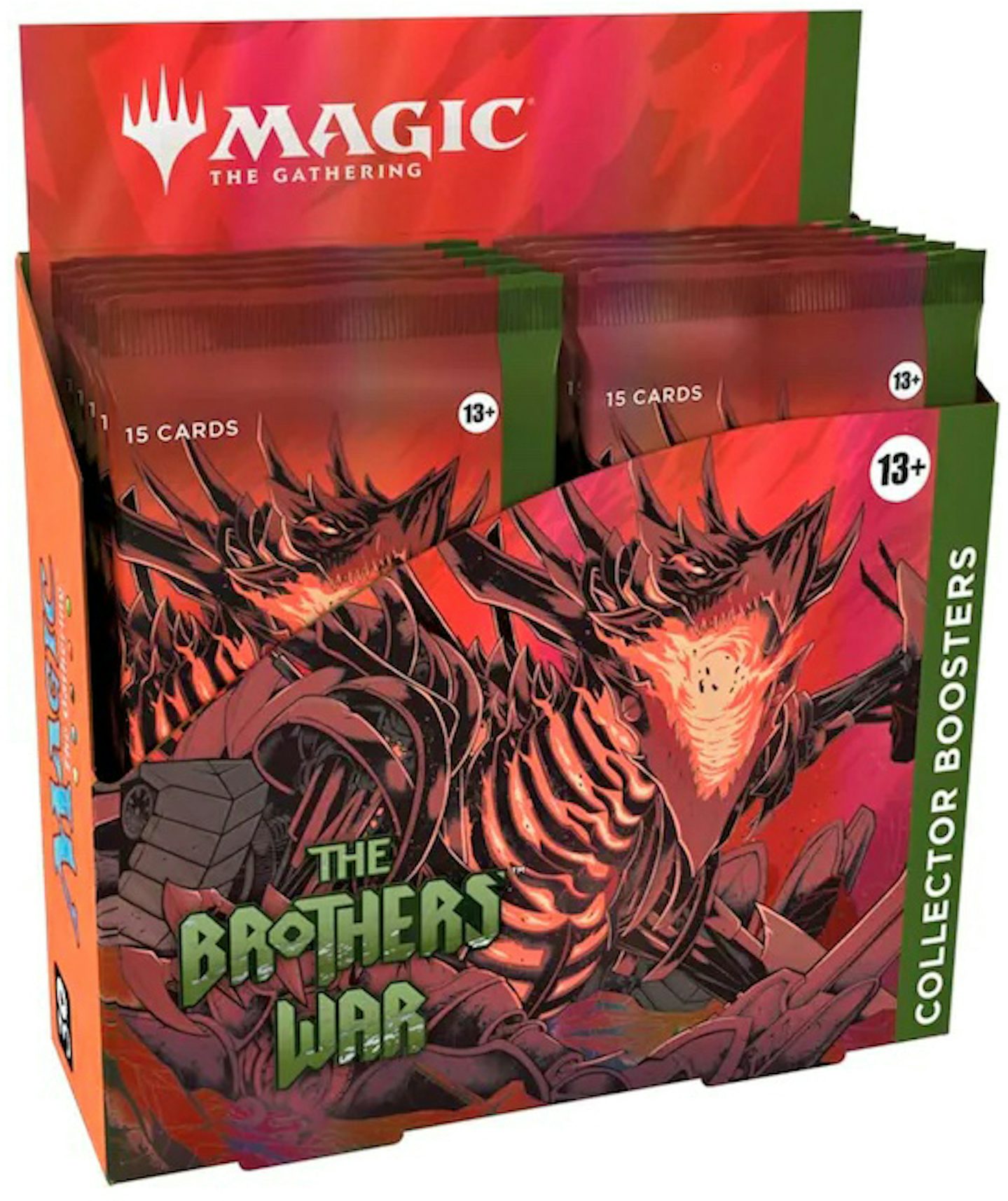 Magic: The Gathering TCG The Brothers' War Collector Booster Box 12 Packs  (180 Cards) - US