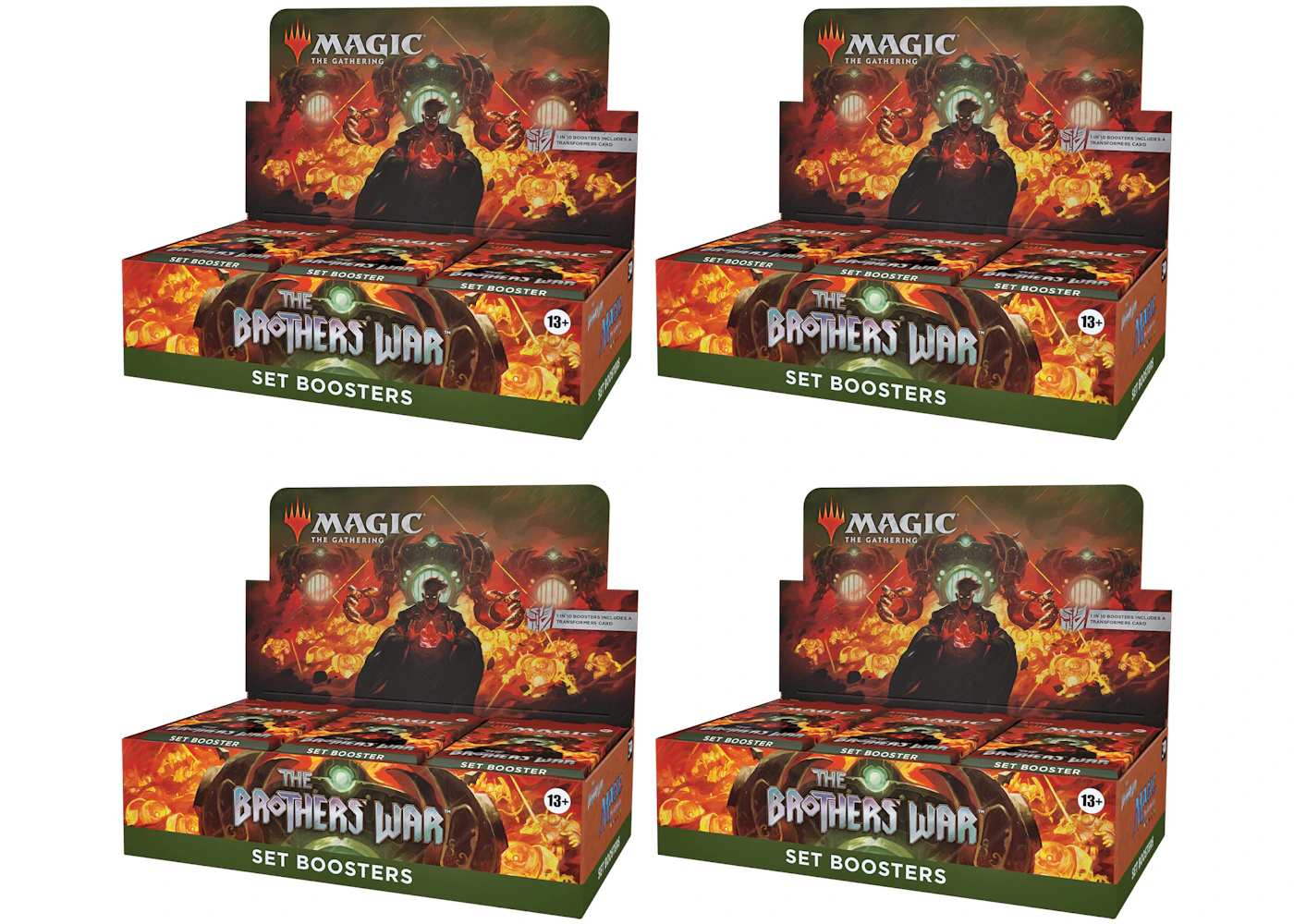 Magic: The Gathering TCG The Brothers' War Set Booster Box 4x Lot - US Magic: The Gathering TCG The Brothers' War Set Booster Box 4x Lot - US