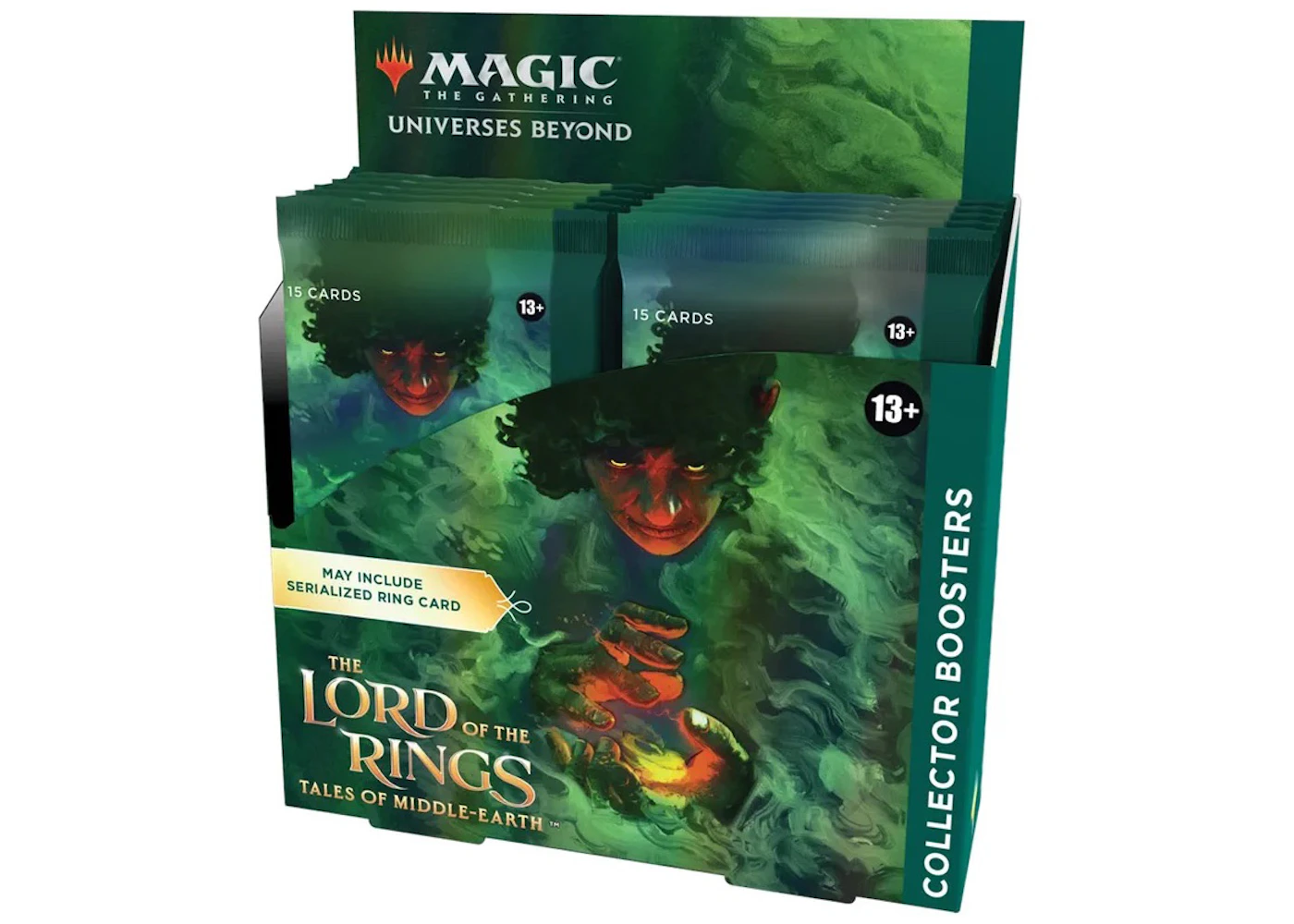 Magic: The Gathering TCG The Lord of The Rings Tales of Middle-Earth Collector Booster Box 12 Packs (180 Cards + Topper) - US Magic: The Gathering TCG The Lord of The Rings Tales of Middle-Earth Collector Booster Box 12 Packs (180 Cards + Topper) - US