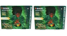 Magic: The Gathering TCG The Lord of The Rings Tales of Middle-Earth Collectors Omega Booster Box 2x Lot