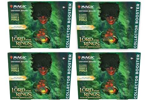 Magic: The Gathering TCG The Lord of The Rings Tales of Middle-Earth Collectors Omega Booster Box 4x Lot - US Magic: The Gathering TCG The Lord of The Rings Tales of Middle-Earth Collectors Omega Booster Box 4x Lot - US