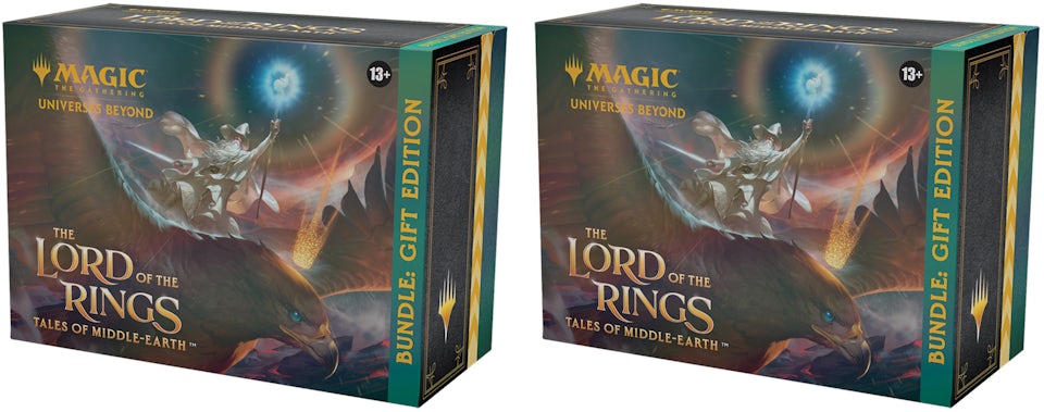 Lote de 2 cajas de sobres Magic: The Gathering TCG The Lord of The Rings  Tales of Middle-Earth - MX