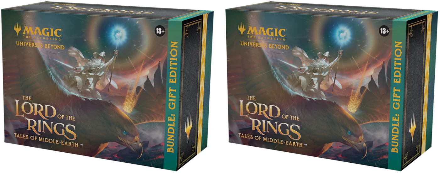 Magic: The Gathering Lord of the Rings Tales of Middle-Earth Bundle Gift  Edition - 8 Set Boosters