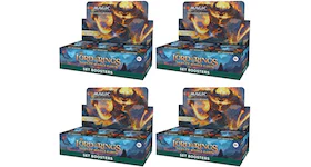 Magic: The Gathering TCG The Lord of The Rings Tales of Middle-Earth Set Booster Box 4x Lot
