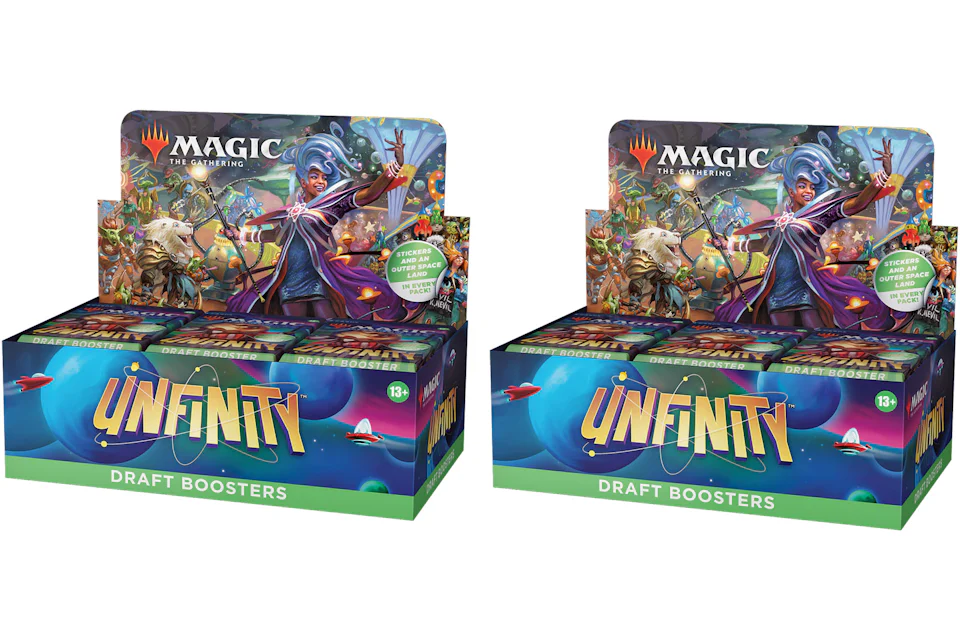 Magic: The Gathering TCG Unfinity Draft Booster Box 2x Lot