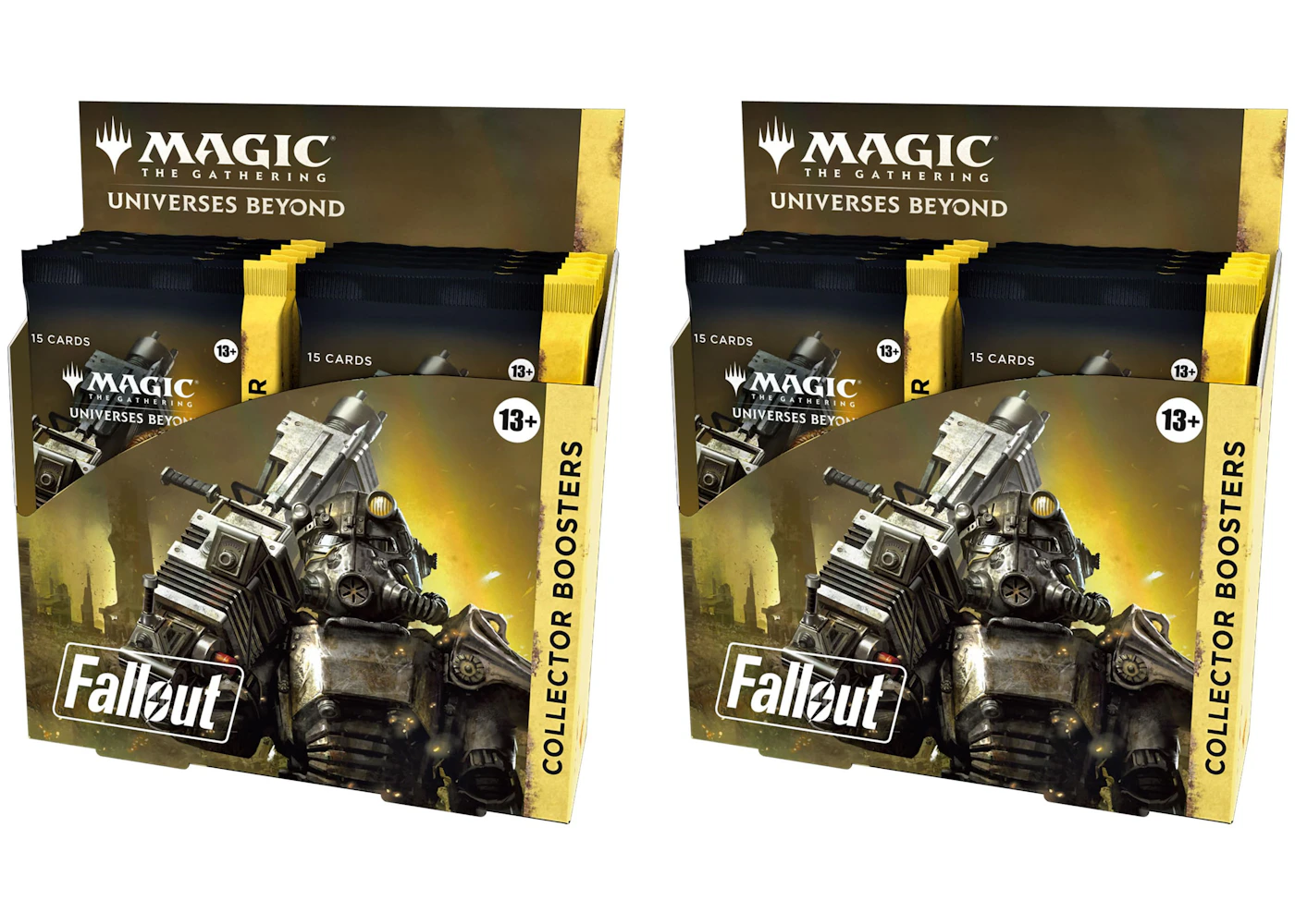 Magic: The Gathering TCG Universes Beyond Fallout Collector Booster Box 2x Lot - US Magic: The Gathering TCG Universes Beyond Fallout Collector Booster Box 2x Lot - US