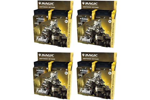 Magic: The Gathering TCG Universes Beyond Fallout Collector Booster Box 4x Lot - US Magic: The Gathering TCG Universes Beyond Fallout Collector Booster Box 4x Lot - US