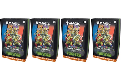 Teenage Mutant Ninja Turtles MTG Deck Magic: The Gathering Teenage Mutant Ninja Turtles Commander Deck - 'Turtle Power' 100-Card Deck Pizza Bundle Teenage Mutant Ninja Turtles MTG Deck Magic: The Gathering Teenage Mutant Ninja Turtles Commander Deck - 'Turtle Power' 100-Card Deck Pizza Bundle