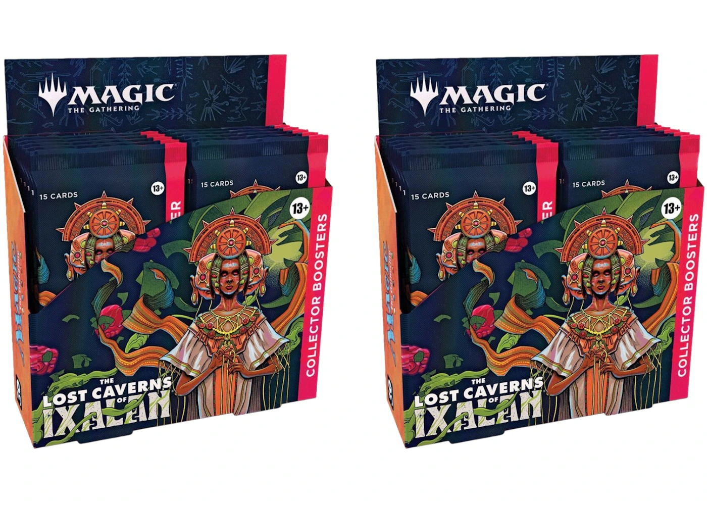 Magic: The Gathering The Lost Caverns of Ixalan Collector Boosters Box 2x Lot - US Magic: The Gathering The Lost Caverns of Ixalan Collector Boosters Box 2x Lot - US