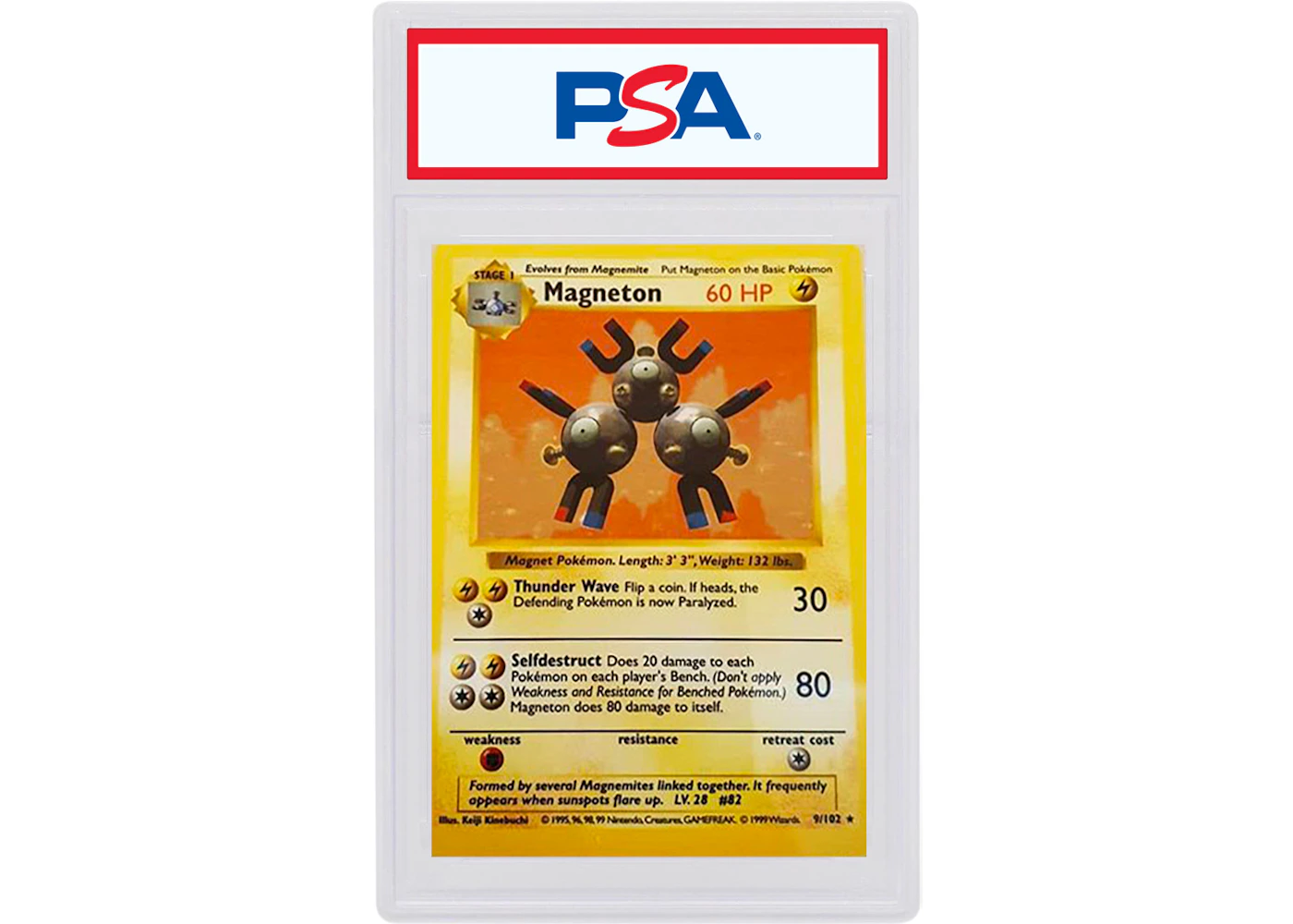 Magneton-Holo 1999 Pokemon TCG Base Set Shadowless #9/102 (PSA or BGS Graded) - 1999 - US Magneton-Holo 1999 Pokemon TCG Base Set Shadowless #9/102 (PSA or BGS Graded) - 1999 - US