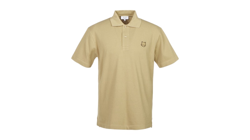 【送料&関税込】Maison KitsunAC Bold Fox Head Beige T-shirt BOLD FOX HEAD PATCH COMFORT TEE SHIRT | Maison Kitsuné