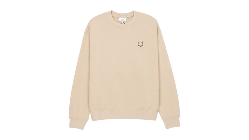 【送料&関税込】Maison KitsunAC bold Fox Head Logo Sweater BOLD FOX HEAD PATCH OVERSIZE SWEATSHIRT | Maison Kitsuné