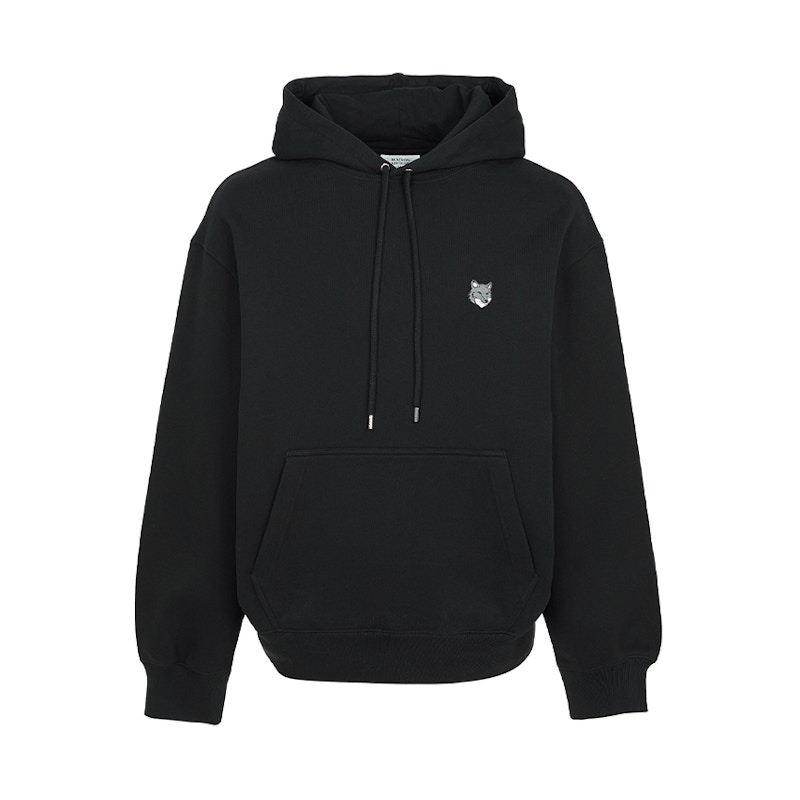 Maison Kitsune Fox Head Hood Sweatshirt Black Men's - US