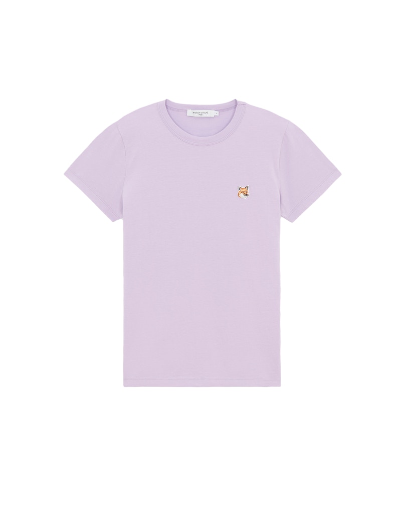 Maison Kitsune Fox Head Patch Classic T-shirt Lilac - FW21 - GB