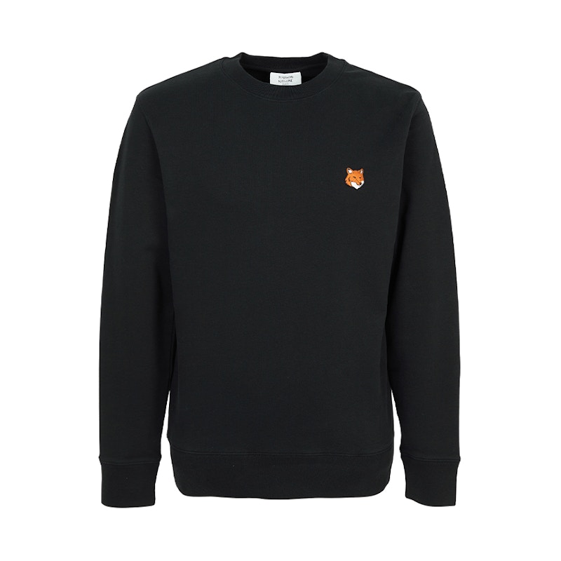 M*u様 Maison Kitusne FOX HEAD SWEATSHIRT FOX HEAD PATCH CLASSIC SWEATSHIRT | Maison Kitsuné