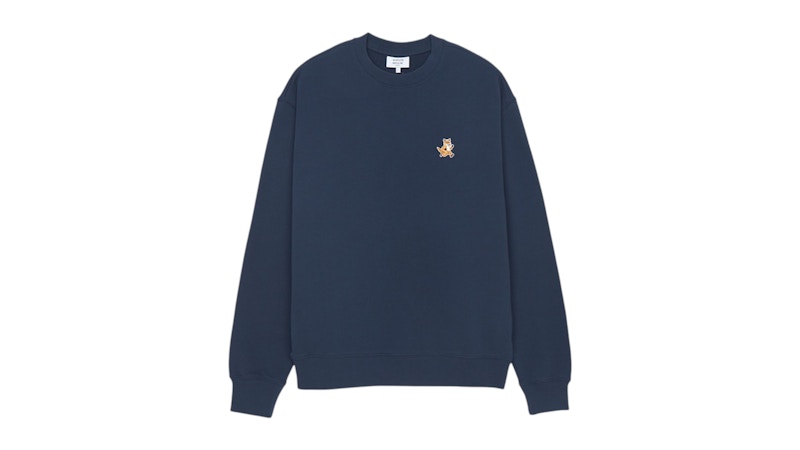 【送料&関税込】Maison KitsunAC speedy Fox Crew Neck Sweatsh SPEEDY FOX PATCH COMFORT SWEATSHIRT | Maison Kitsuné