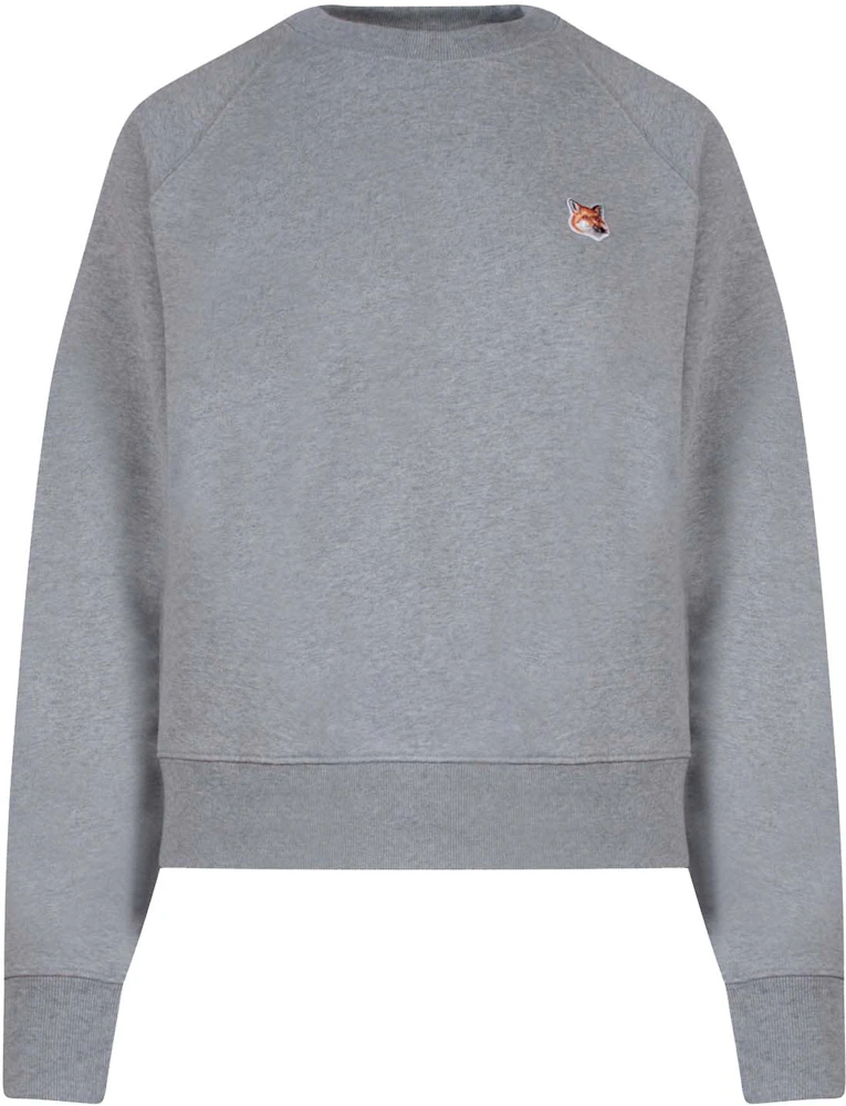 Maison Kitsune Woman Cotton Sweatshirt Grey - US
