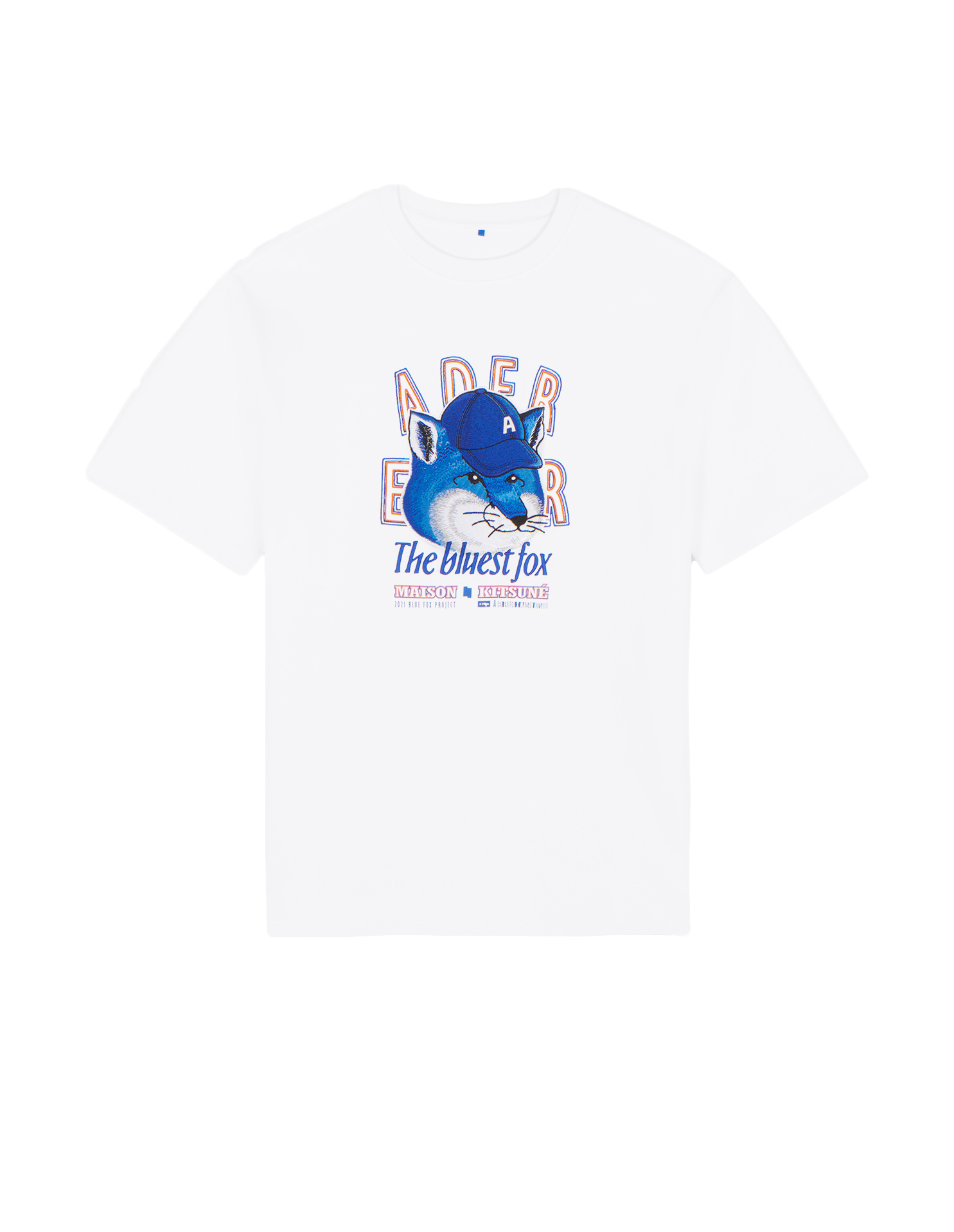 Maison Kitsune x Ader Error The Bluest Fox T-shirt White - FW21 - US