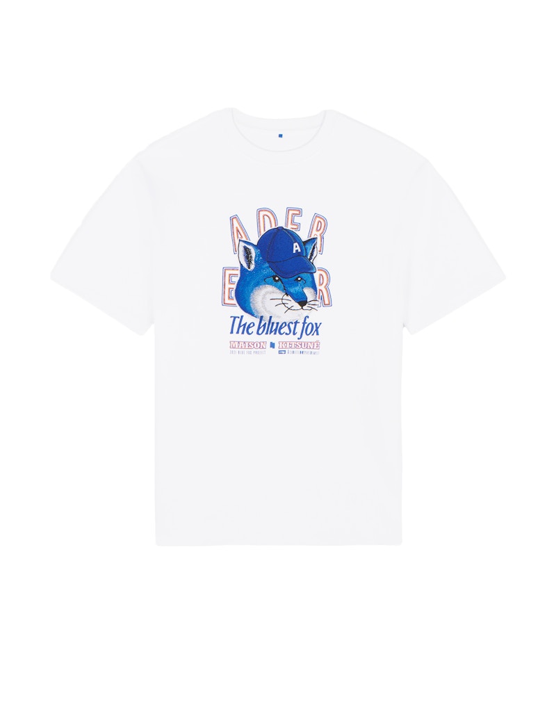 Maison Kitsune x Ader Error The Bluest Fox T-shirt White Men's