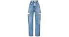 Maison Margiela 5 Pocket Demin Slash Detail Jean Blau
