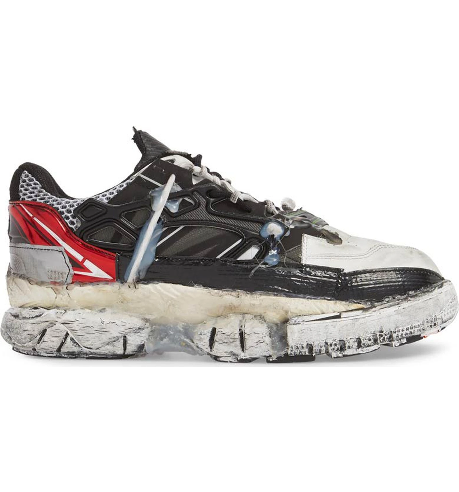 Maison Margiela Fusion Distressed Black White - - US