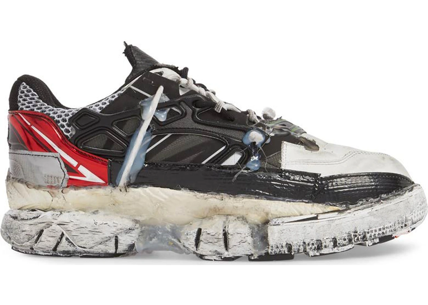 Maison Margiela Fusion Distressed Black White