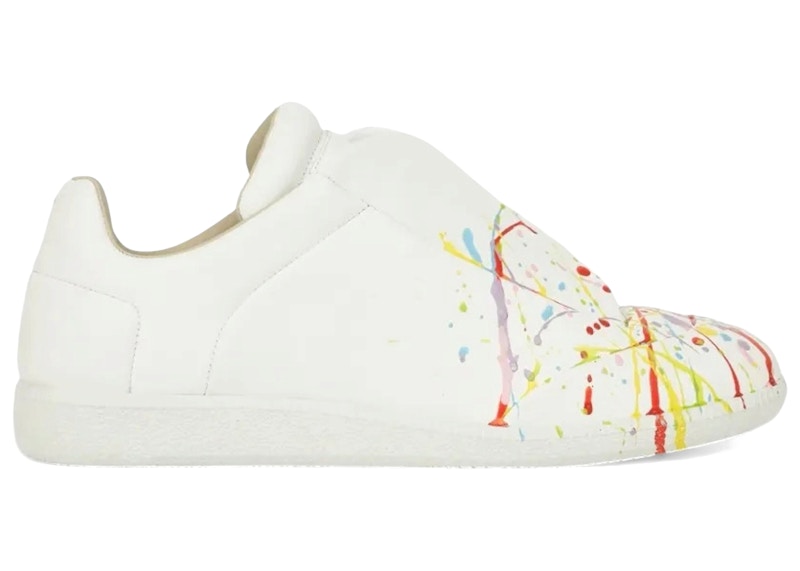 Maison Margiela Future Low Multi-Color Paint Splatter Multicolor