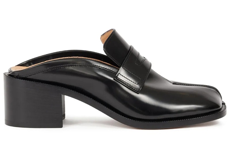【prank project】Loafer mule Black Maison Margiela H55 Tabi City Loafer Mule Black (Women's
