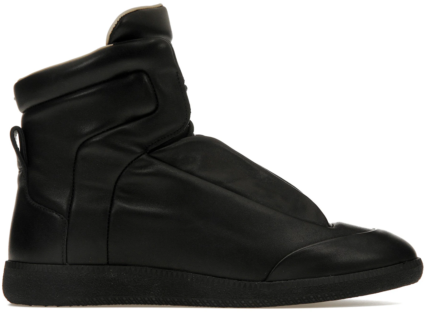 Maison Margiela MM22 Leather High Sneakers Black Men's -