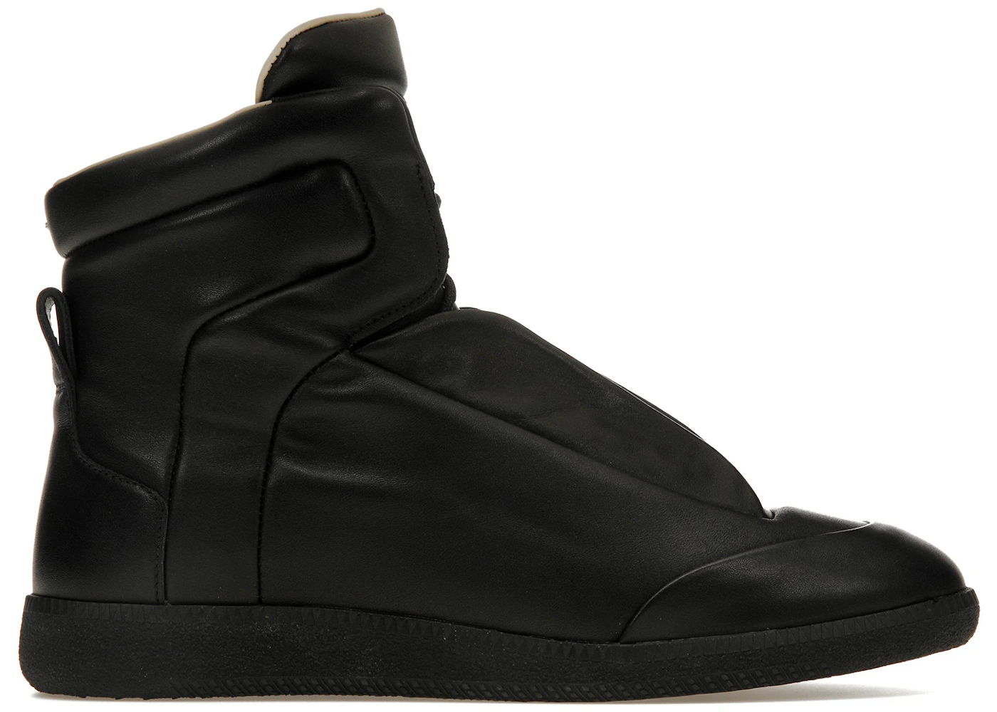 Maison Margiela MM22 Leather High Sneakers Black Men's - Sneakers - US