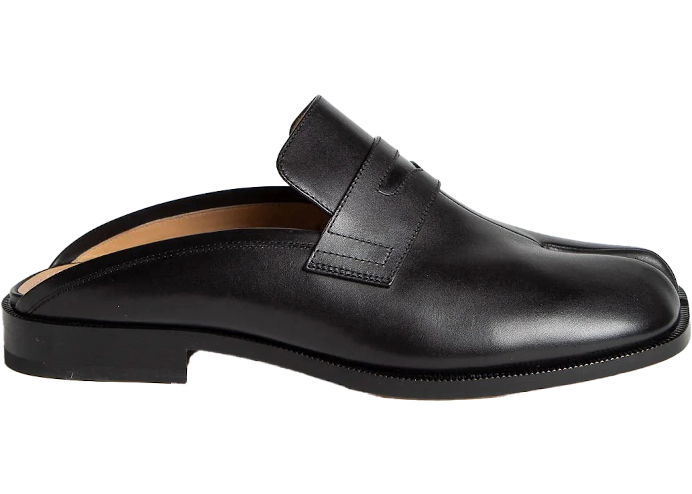 Maison Margiela Uomo Mocassino Tabi Mule Nero Uomo S57WP0101