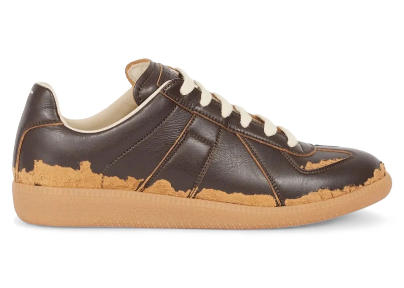 Maison Margiela Replica Dark Brown Camel Distressed (Women's