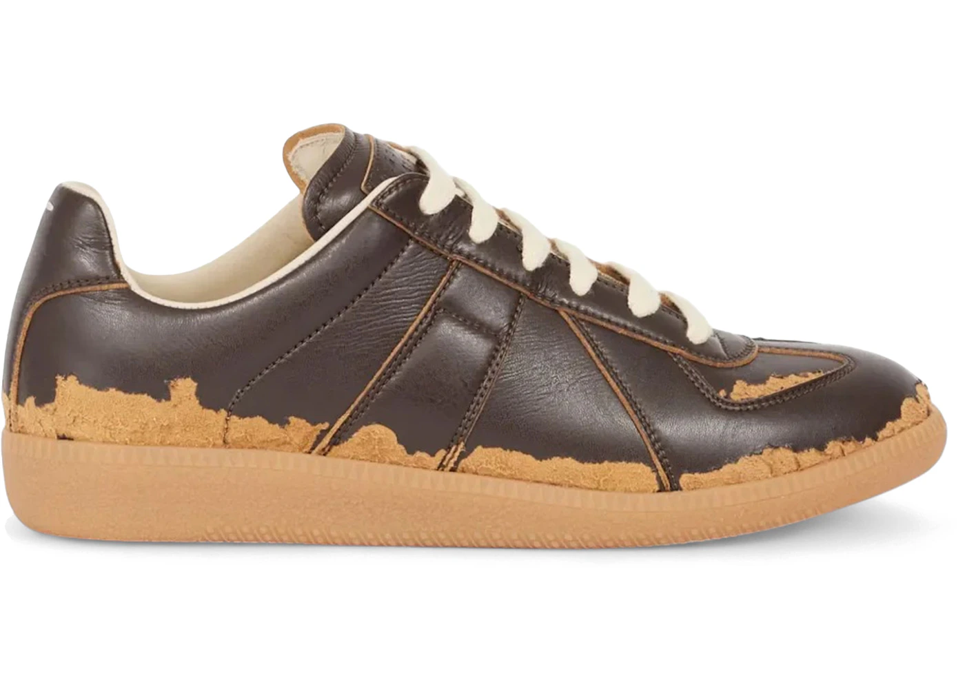 Maison Margiela Replica Dark Brown Camel Distressed (Women's
