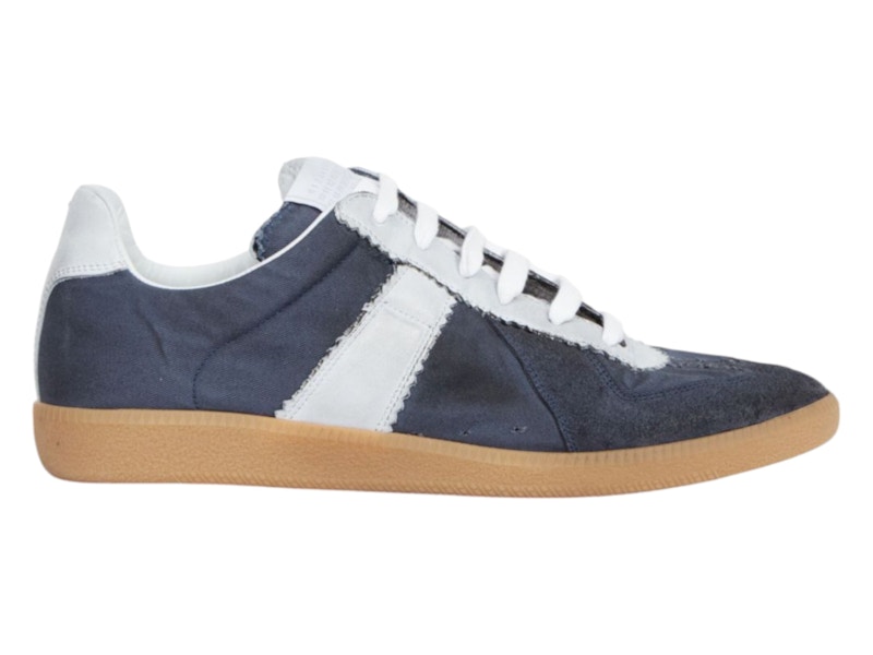【Maison Margiela】Sneakers Indigo Maison Margiela Replica Low Dark Indigo White Men's