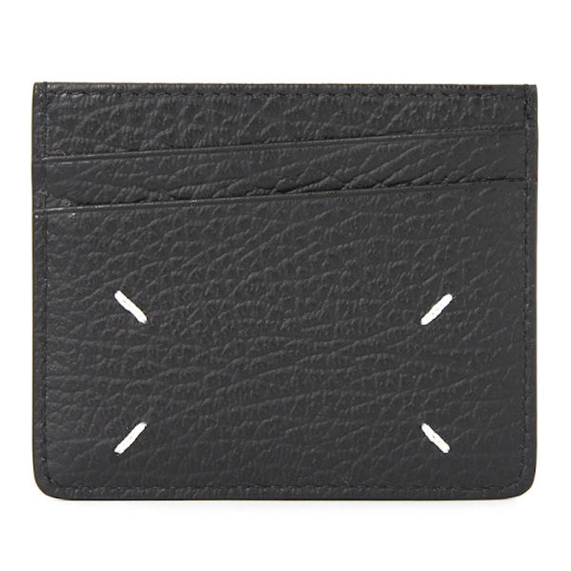 Maison Margiela★Stitch Card Wallet_S56UI0210_P0399_T1003 Maison Margiela Stitch Card Holder Black - US