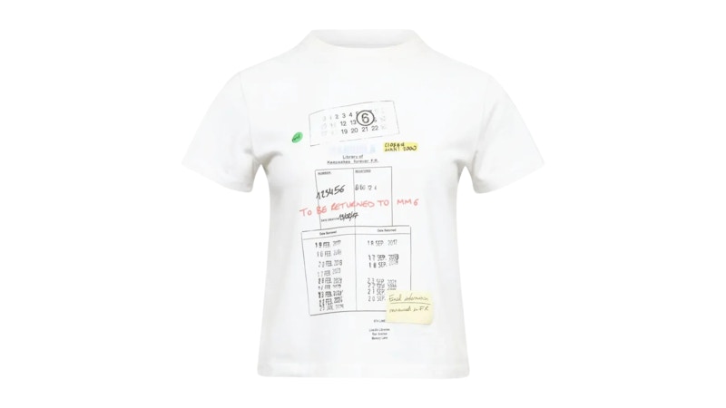 Maison Margiela Women's MM6 Logo T-shirt White - SS26 - US