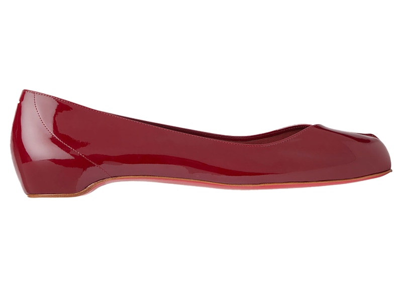 Pre-owned Maison Margiela X Christian Louboutin Marlougiela Flats (women's) Sneakers In Bordeaux