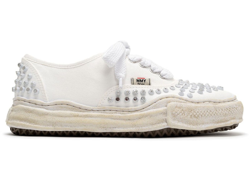 Maison Mihara Yasuhiro Baker OG Sole Studded Canvas Low White