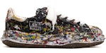 Maison Mihara Yasuhiro Blakey OG Sole Canvas Low Sputtering Paint Black White
