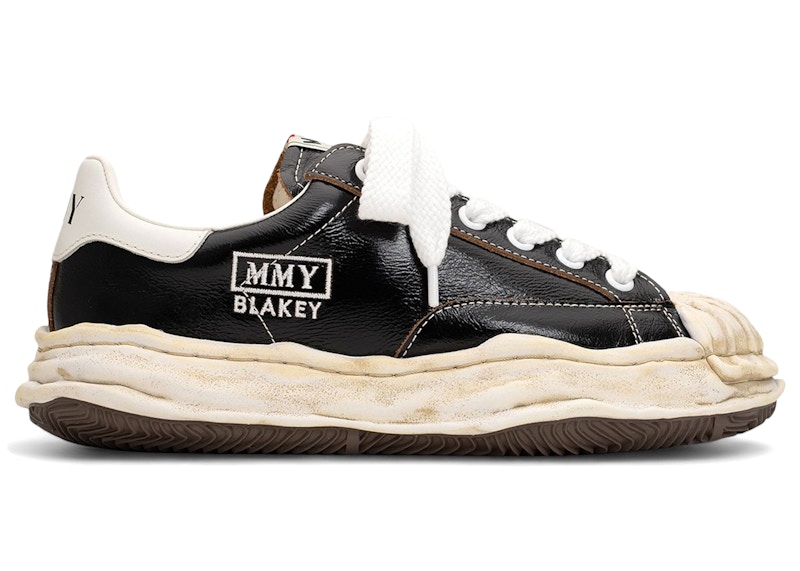 Maison Mihara Yasuhiro Blakey OG Sole Wrinkled Leather Low Black