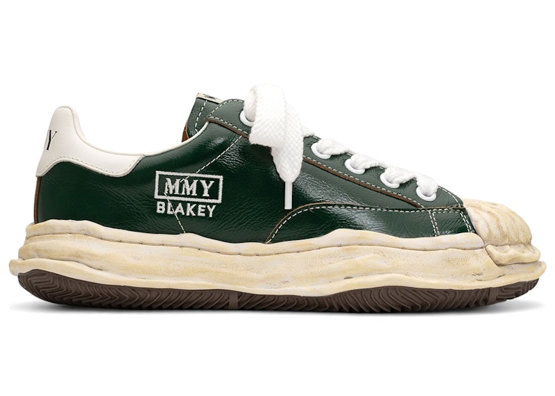 Maison Mihara Yasuhiro Blakey OG Sole Wrinkled Leather Low Green