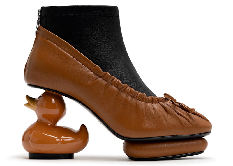 Maison Mihara Yasuhiro Duck Heel Ballet Boots Brown - B15FW704-BRN