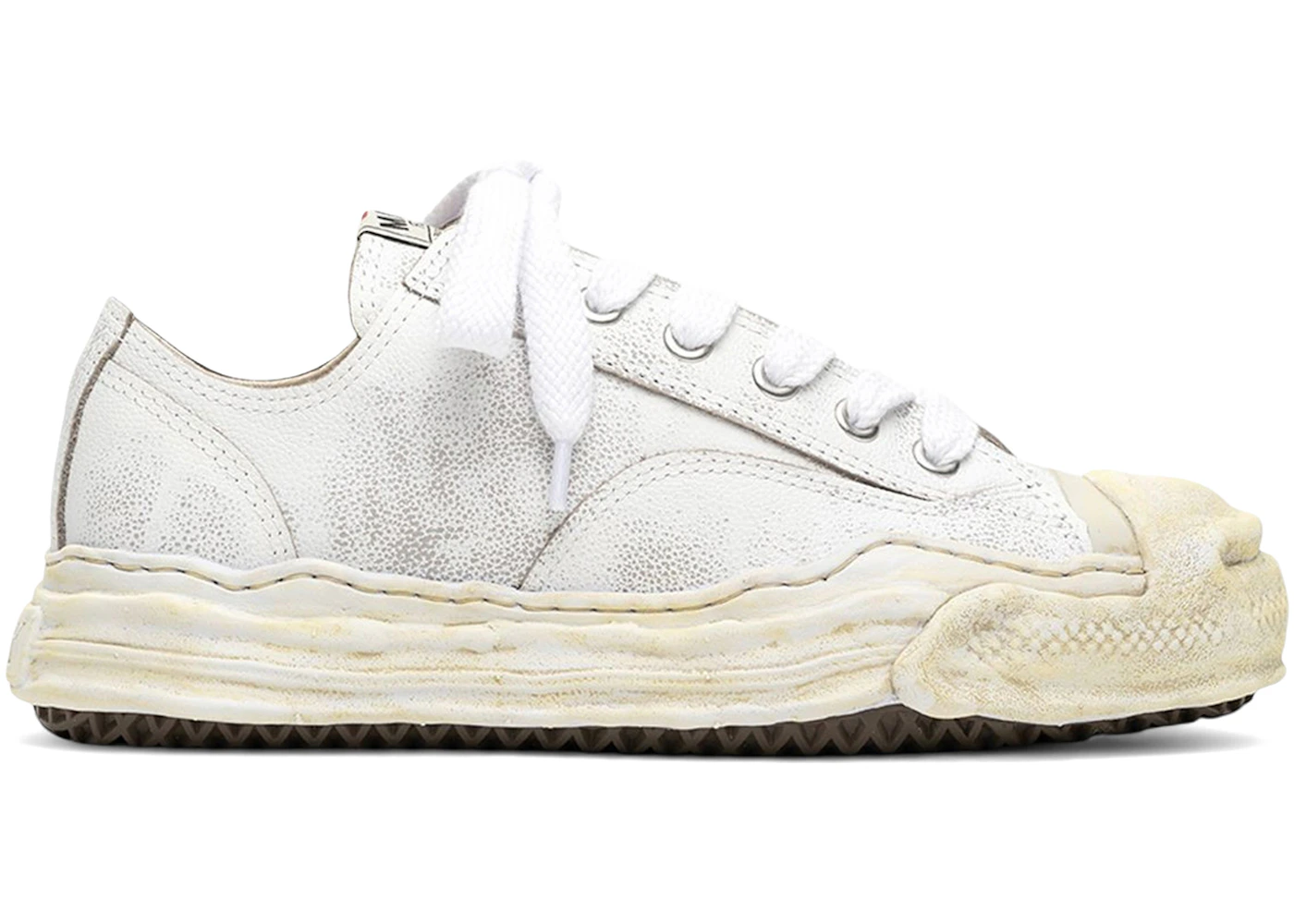 Maison Mihara Yasuhiro Hank OG Sole Shrink Leather Low White Men's ...