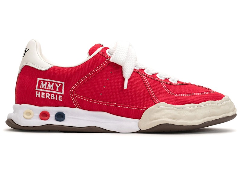 Maison Mihara Yasuhiro Herbie OG Sole Canvas Low Red Men's