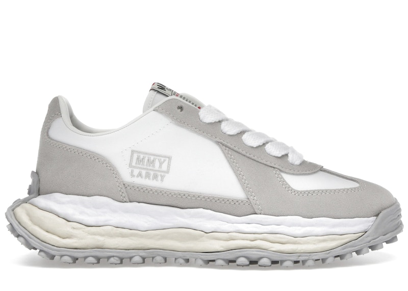 Pre-owned Miharayasuhiro Men's Maison Mihara Yasuhiro Larry Og Sole Mix Material Low Sneakers In White